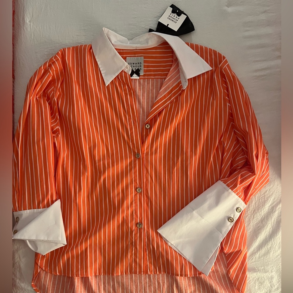 Edward Achour Paris Striped Top